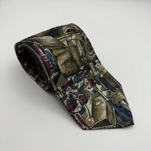 Rohde Royce Men’s 100% Silk Neck Tie Alchemist Academia Science Chemistry Theme